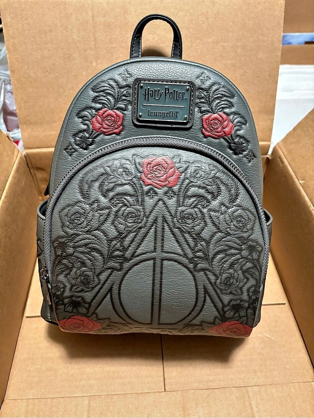 Harry Potter Loungefly Harry Potter Deathly Hallows Rose Backpack in